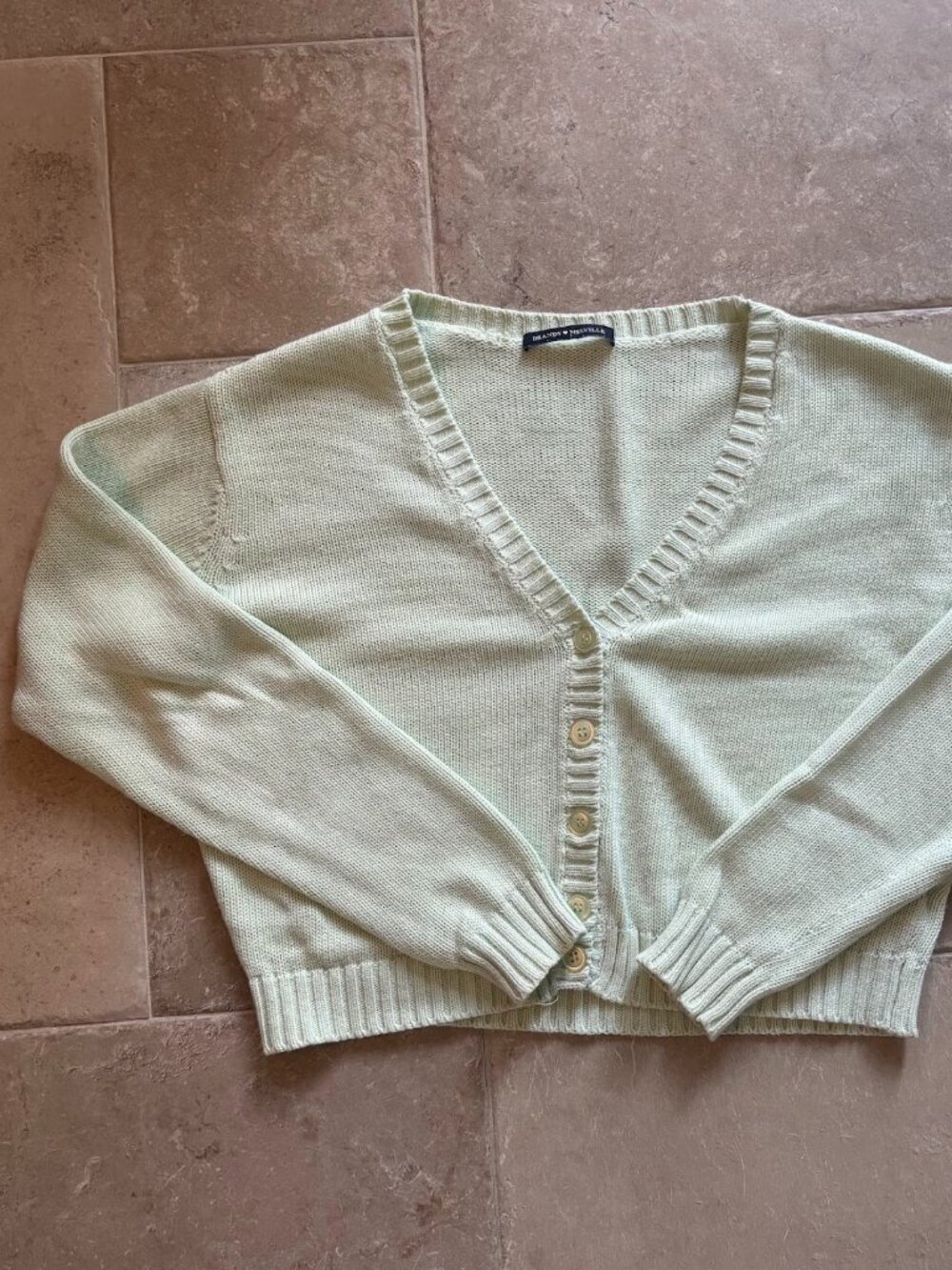 Brandy Melville Light Green Cardigan